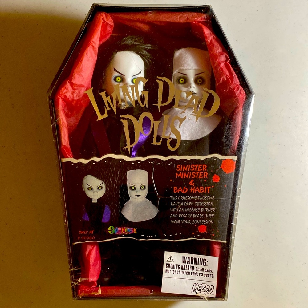 Living Dead Dolls Sinister Minister & Bad Habit